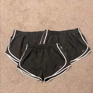 Women's Dark Grey Nike Shorts- 3 Pairs